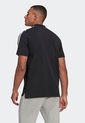 Camiseta Polo Negro-Blanco adidas Performance de adidas Performance