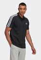 Camiseta Polo Negro-Blanco adidas Performance de adidas Performance