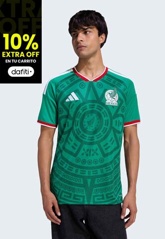 Camiseta adidas Performance Local Selección Nacional de México 26 Verde adidas Performance