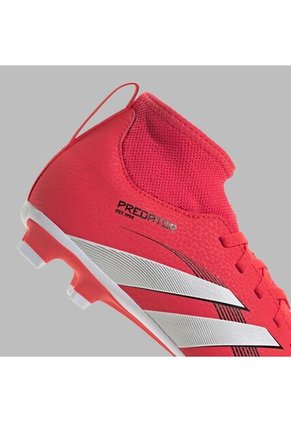 Guayos Adidas Kids Predator Club Sock FG/MG -Rojo-Blanco