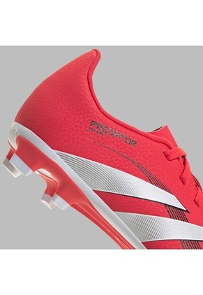 Guayos Adidas Kids Predator Club Turf FG/MG - Rojo-Blanco