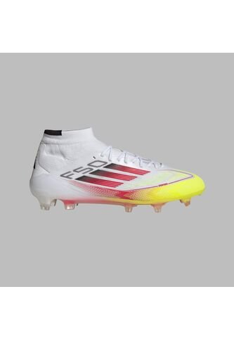 Guayos Adidas Mujer F50 Elite Mid Firm Ground-Blanco adidas Performance