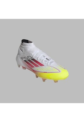 Guayos Adidas Mujer F50 Elite Mid Firm FG-Blanco