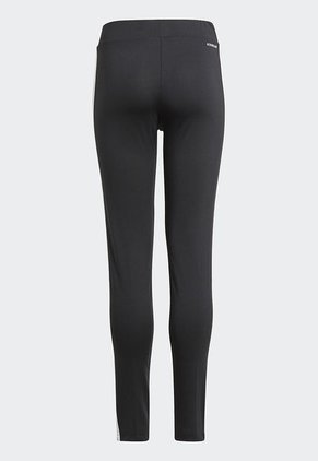 Leggings Negro-Blanco adidas Kids Designed 2 Move 3 Tiras