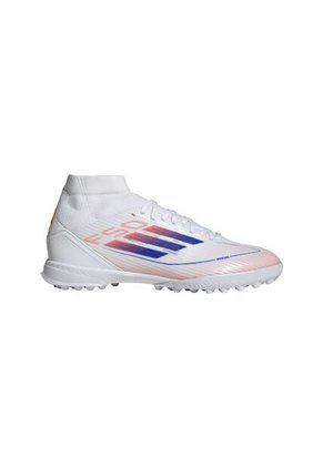 Adidas Performance Guayos Adidas Mujer F50 League Pasto Sintético Corte Medio-Blanco-Azul Guayos