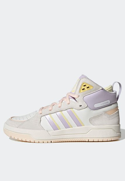 Tenis Lifestyle Beige-Lila-Rosa adidas Performance 100DB Mid