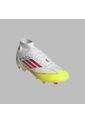 Guayos Adidas Mujer F50 League Mid FG/MG Cleats-Blanco de adidas Performance