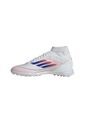 Adidas Performance Guayos Adidas Mujer F50 League Pasto Sintético Corte Medio-Blanco-Azul Guayos de adidas Performance