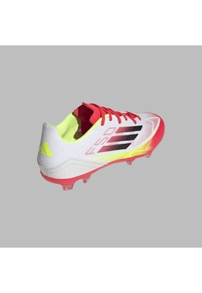 Guayos Adidas Hombre F50 League FG/MG-Blanco-Rojo