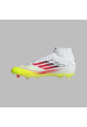 Guayos Adidas Mujer F50 League Mid FG/MG Cleats-Blanco