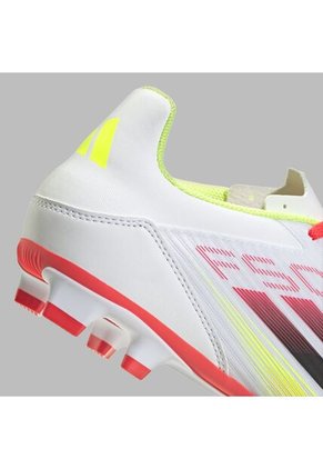 Guayos Adidas Hombre F50 Club FG/MG-Blanco-Rojo