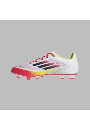 Guayos Adidas Hombre F50 Club FG/MG-Blanco-Rojo