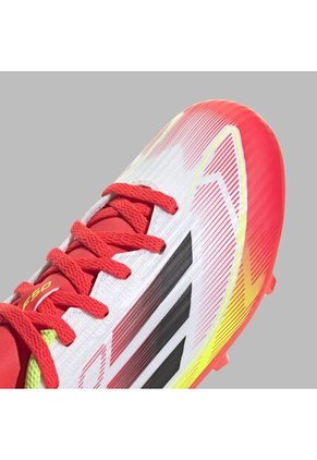 Guayos Adidas Kids F50 League FG/MG-Blanco-Rojo