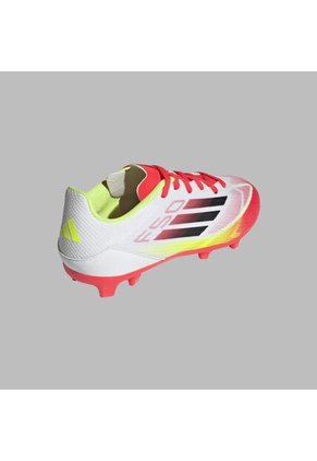 Guayos Adidas Kids F50 League FG/MG-Blanco-Rojo