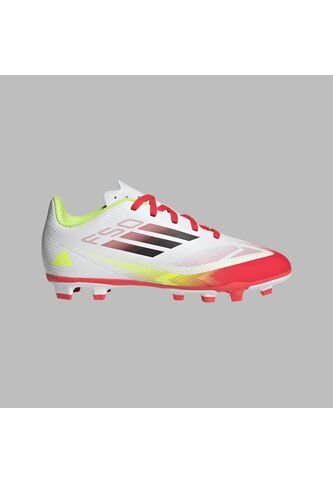 Guayos Adidas Kids F50 Club FG Blanco-Rojo adidas Performance