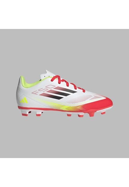 Guayos Adidas Kids F50 Club FG/MG -Blanco-Rojo