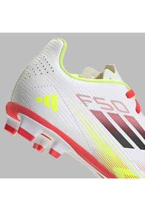 Guayos Adidas Kids F50 Club FG/MG -Blanco-Rojo