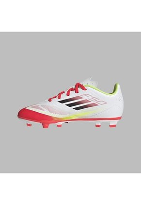 Guayos Adidas Kids F50 Club FG/MG -Blanco-Rojo