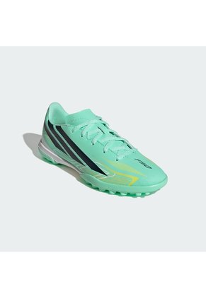 Guayos Rosado Adidas F50 Hyperfast Club Pasto Artificial Niños Verde