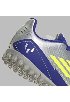 Torretin Adidas Kids F50 TF-Plateado-Azul