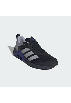 Tenis Gris Adidas De Entrenamiento Dropset Control Negro
