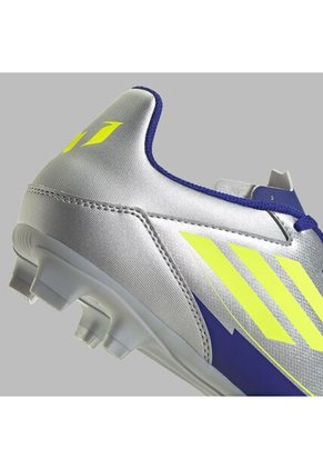 Guayos Adidas Hombre F50 Club FG/MG-Platiado-Azul