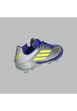 Guayos Adidas Kids F50 Club FG/MG-Plateado/Azul