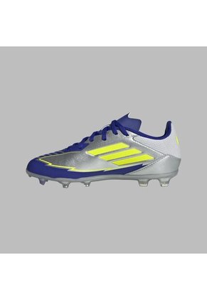 Guayos Adidas Kids F50 Club FG/MG-Plateado/Azul