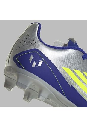 Guayos Adidas Kids F50 Club FG/MG-Plateado/Azules