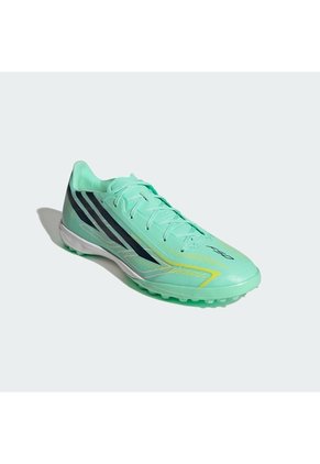 Guayos Negro Adidas F50 Hyperfast League Pasto Artificial Verde