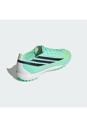 Guayos Negro Adidas F50 Hyperfast League Pasto Artificial Verde