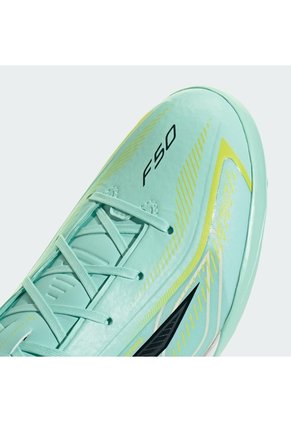 Guayos Negro Adidas F50 Hyperfast League Pasto Artificial Verde