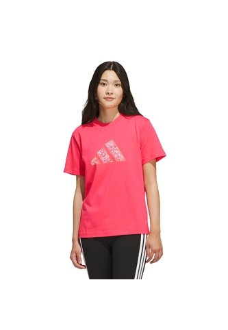 Camiseta Blanco Adidas Con Gráfico Somos Floral Rosa adidas Performance