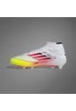 Adidas Performance Guayos Adidas Mujer F50 Elite Mid Firm Ground-Blanco-Amarillo Guayos de adidas Performance