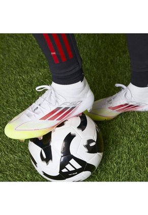 Adidas Performance Guayos Adidas Mujer F50 Elite Mid Firm Ground-Blanco-Amarillo Guayos