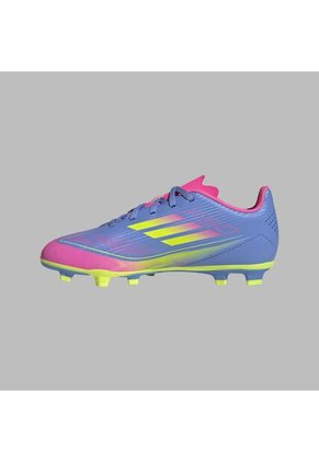 Guayos Adidas Kids F50 Club FG/MG - Azul/Multicolor