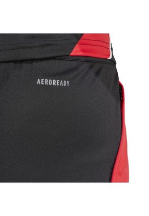 Adidas Performance Pantaloneta Adidas Hombre Entrenamiento Tiro 24-Negro-Rojo Pantaloneta