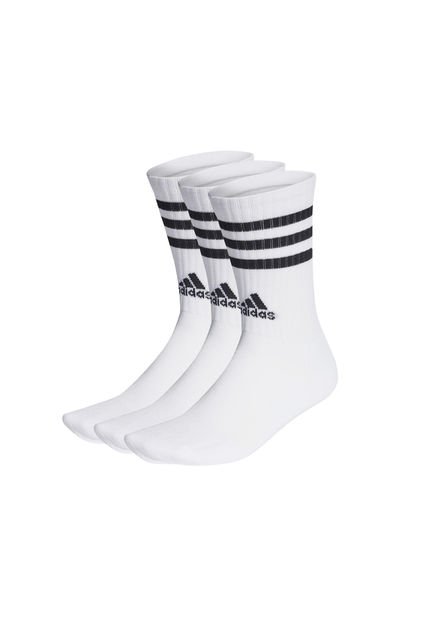 ADIDAS MEDIAS 3 RAYAS X3 LIFE STYLE HOMBRE BLANCO