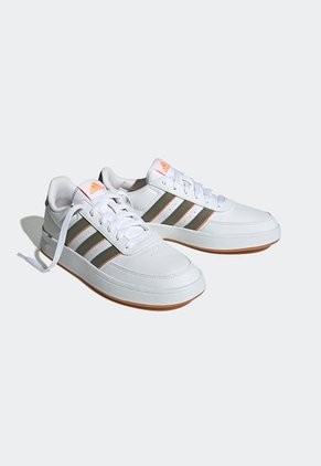 Tenis Lifestyle Blanco-Verde Oliva-Naranja adidas Performance Breaknet 2.0