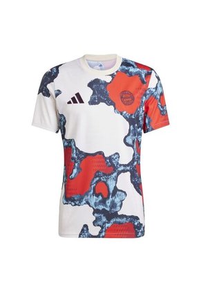 Adidas Performance Camiseta Adidas Hombre Prepartido FC Bayern 24/25-Blanca-Multicolor Camiseta