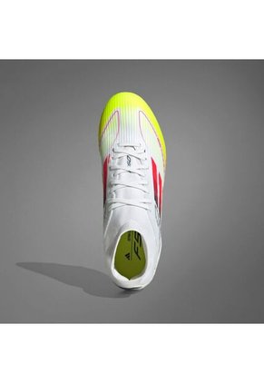 Adidas Performance Guayos Adidas Mujer F50 League Mid Firm/Multi-Ground Cleats-Blanco-Amarillo Guayos