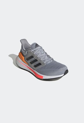 Tenis Running Gris-Naranja-Blanco-Negro adidas Performance EQ21 Run