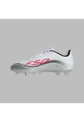Guayos Adidas Kids F50 Messi Club FG/MG - Blanco/Plateado