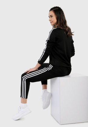 Sudadera Negro-Blanco adidas Performance Essentials 3 Ryas
