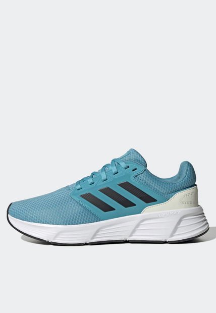 Tenis Running Azul Turquesa-Negro-Blanco adidas Performance Galaxy 6