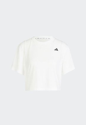 Camiseta adidas Performance Essentials Boxy Blanco