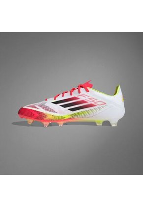 Adidas Performance Guayos Adidas F50 Elite Firm Ground-Hombre-Blanco-Rojo Guayos