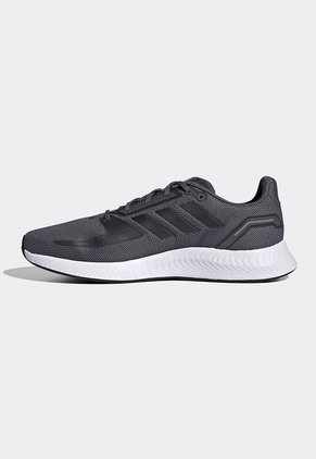 Tenis Running Gris-Blanco adidas Performance Run Falcon 2.0