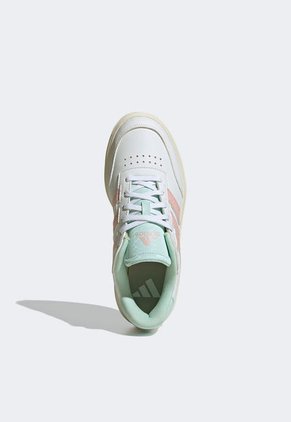 Tenis Lifestyle Blanco-Rosa-Verde adidas Sportswear Courtblock