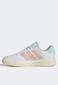 Tenis Lifestyle Blanco-Rosa-Verde adidas Sportswear Courtblock de adidas Performance